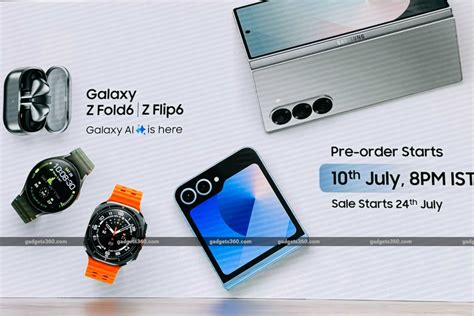 Samsung Galaxy Z Fold 6, Z Flip 6, Galaxy Watch 7, Watch Ultra and ...