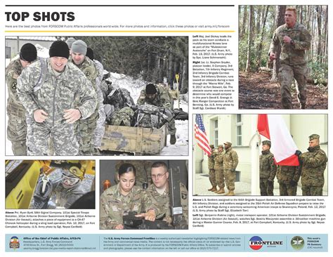 FORSCOM Frontline - Mar. 3, 2017 | Article | The United States Army