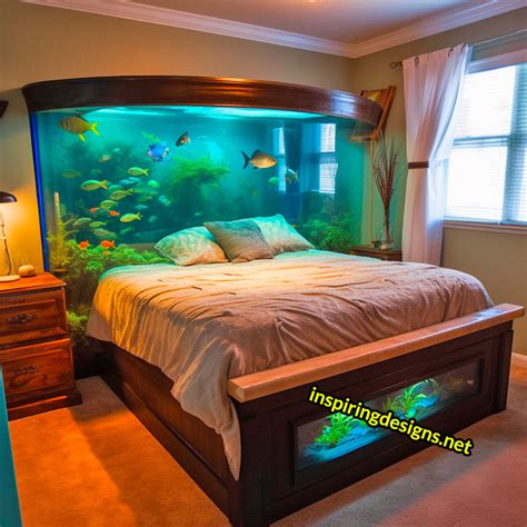 Aquarium Bed Headboard
