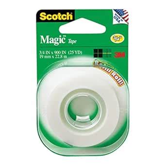 A USA Made Product Scotch Magic Invisible Tape Refill, Writeable, 3/4 x ...