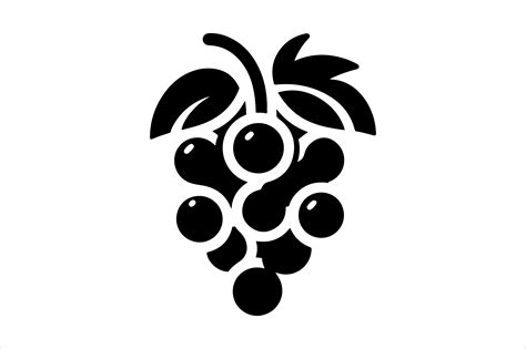 Grape Outline Vector Clipart Graphic by SKShagor Barmon · Creative Fabrica