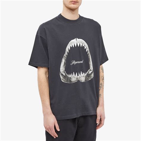 Represent Shark Jaws T-Shirt Off Black | END. (HK)