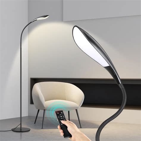 OUTON LED Floor Lamp, 12W 1080LM, Reading Standing Lamps with Remote ...