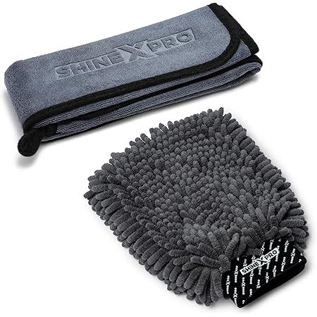 ShineXPro Microfiber Cloth for Car - PureMagic 1100 GSM Twisted Loop ...