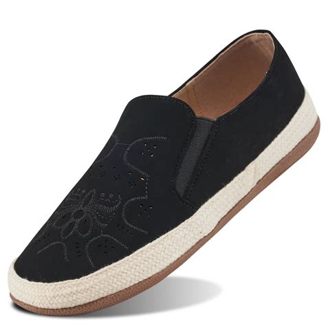 Ecetana Slip on Shoes for Women Breathable Fashion Sneakers Comfortable ...