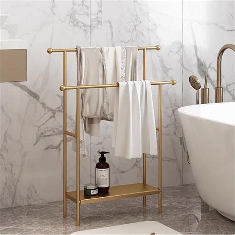 Bathroom Floor Towel Racks at William Mata blog