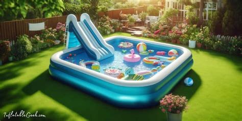 Image result for Shallow Inflatable Pool