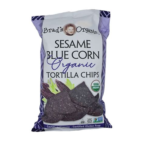 Brad's Organic Sesame Blue Corn Tortilla Chips 227 g Online at Best ...