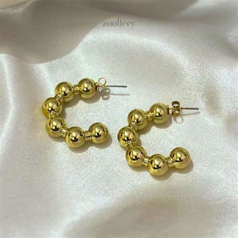 Bold Bead Hoops - ZOOLLERY