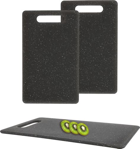 Amazon.com: 2 Pcs Black Cutting Board Small Kitchen Cutting Board Small ...