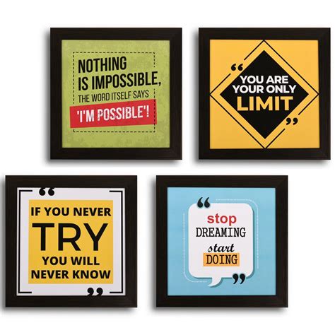 INSPIRING BRUSH UPSC Motivational Items, Framed Posters, Wall Frames ...