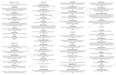 Menu at Interurban of Chickasha pizzeria, Chickasha