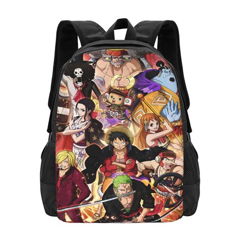 One Piece Backpacks for Men Women Book Bag 16.5 Inch Travel Hiking ...