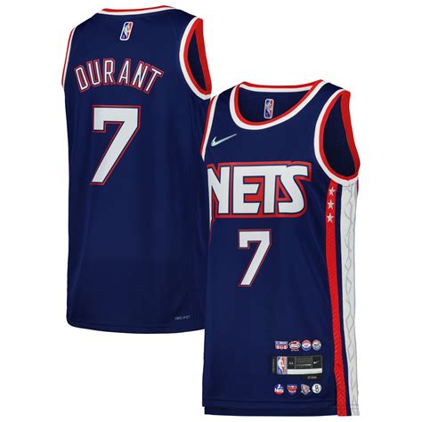Kevin Durant Jersey 2020 21 BROOKLYN NETS DURANT #7 NIKE SWINGMAN