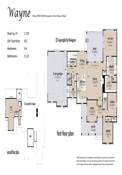 Wayne (Plan #9401-00109 America’s Best House Plan) – Bon Ton Builders