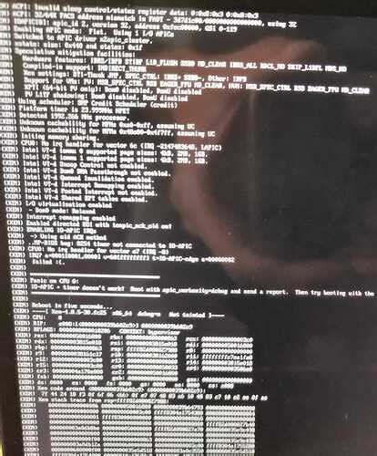 Panic on CPU 0: cannot boot installation screen - User Support - Qubes ...