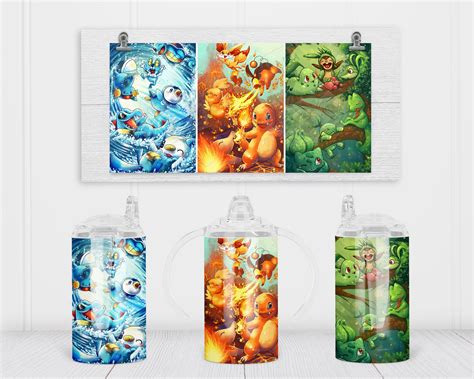 Anime Pokemon Water Fire Earth Types – Mama Lynn's Creations