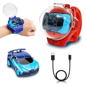 VGRASSP Wrist Watch Remote Controlled Mini Car Toy for Kids with USB ...