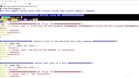 Image result for Expect Script Menu