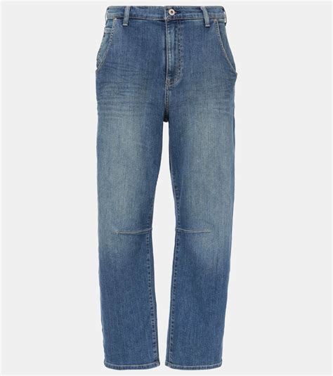 AG Jeans Amsterdam mid-rise barrel-leg jeans AG Jeans
