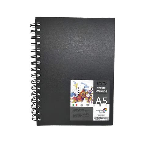 Buy Brustro Sketch Book - Wiro Bound - 160 GSM - Portrait & Landscape