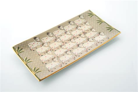 Grand Gift Box - Pichwai Coffee Set (Green 4+1+1) – Kaunteya