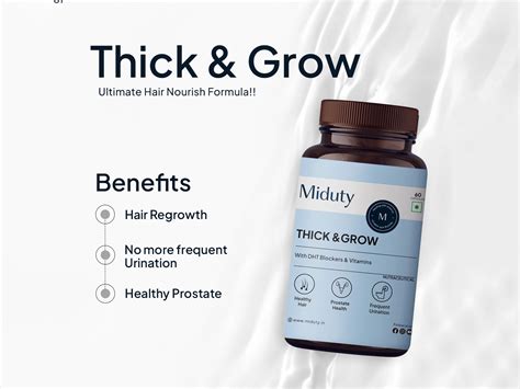 Buy Miduty Thick & Grow With DHT Blockers & Vitamins Capsule Online ...