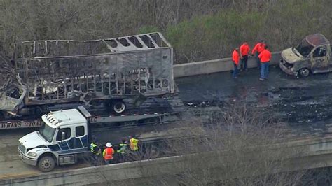 Fiery crash involving 30-40 vehicles shuts down Texas interstate