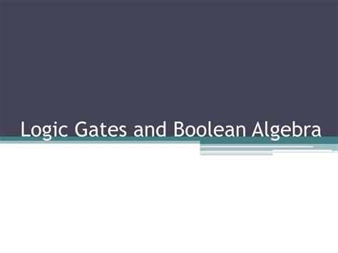Image result for Boolean Algebra Making Logic Gates