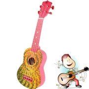 21 inch Classic Basswood 4-strings Hawaii Cartoon Guitar / Ukulele ...