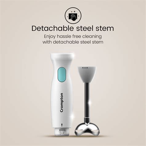 Shop Crompton Blendserve Hand Blender with Steel Stem Mixer Grinder and ...
