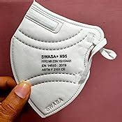SWASA FFP2 Certified Reusable Respirator (N95, 5). : Amazon.in ...