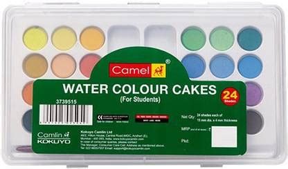 Flipkart.com | Camel Student Water Colour Cakes - 24 Shades - Prints ...