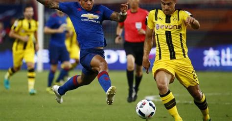 Ousmane Dembele inspires Borussia Dortmund as they thrash Manchester ...