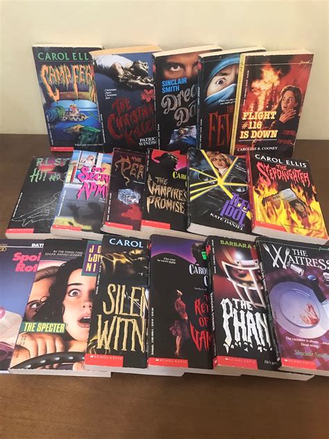 Teen Horror Point Horror Novels 80s 90s Scholastic - Point Thriller 90s ...