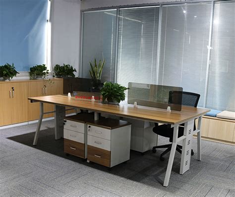 办公室桌子财务办桌职员办公桌单人带柜办公桌椅职员组合单人位-阿里巴巴
