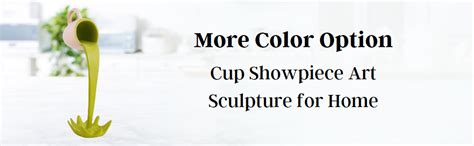 Buy zart Floating Cup Showpiece for Home showpiece & Kitchen Decor ...