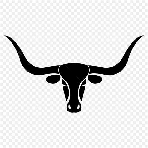 Bull Horns Clipart Black And White at Faye Garcia blog