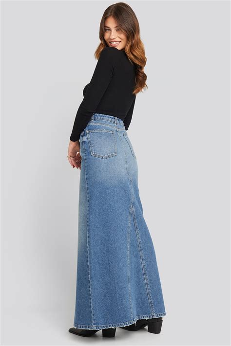 Jean Skirt Long