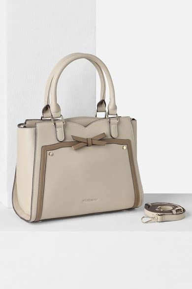 Buy Women Beige Solid Casual Handbag Online - 40006074 | Van Heusen