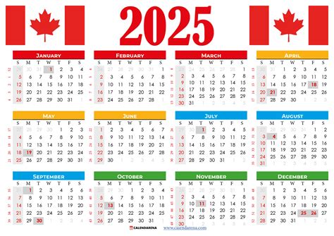 Printable Calendar 2025 Canadian Holidays | Calendar Printable