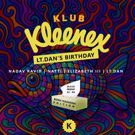 Club Kleenex | ראש השנה אדישן , K Bar Tel Aviv, 26 September 2025 ...