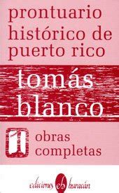 Prontuario Historico De Puerto Rico : Blanco, Tomas: Amazon.in: Books