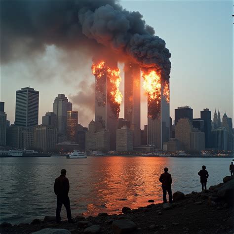 September 11 Attacks Scene Reflecting Chaos | Stable Diffusion Online
