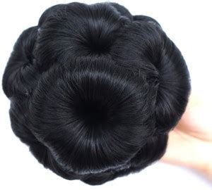 SAMYAK Floral Artificial Juda Bun With Attached Bun Clip Price in India ...