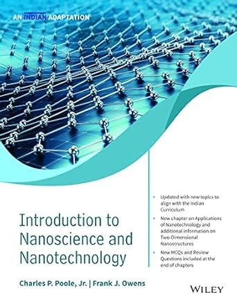 Buy Introduction to Nanoscience and Nanotechnology, An Indian ...