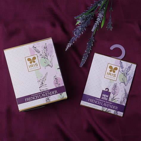 Iris Celeste Fragrance Sachet, Fragrance French Lavender 15g Sachet ...