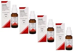 ADEL - 50 Worms Drops(Pack of 4) : Amazon.in: Health & Personal Care