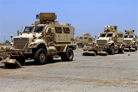 MRAPS ARRIVE