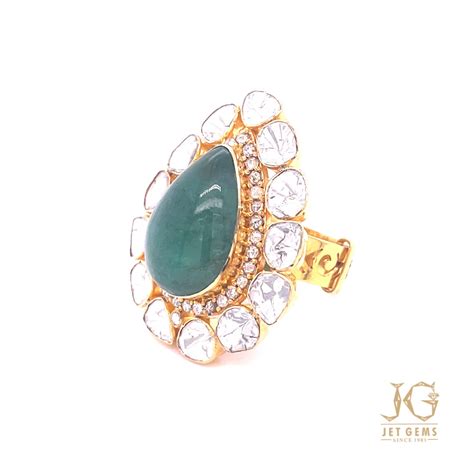 Zoya Emerald Ring – Jet Gems Fine Jewellery